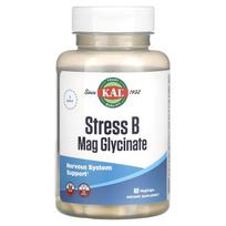 KAL, Stress B Magnesium Glycinate, 60 Veggie Capsules