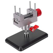 Bench Vise with Base 360 Degree Rotating Sliding Rail Stainless Steel Bench Clamp for Jewelry Making Model Crafts Repair