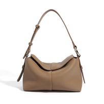 Natūralios odos prabangūs rankiniai krepšiai Moteriška messenger tipo rankinė Aukštos kokybės vasaros mada Maži moteriški krepšiai Dizainerio crossbody krepšiai Garsus prekės ženklas ruda