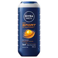 Nivea Men Sport 3W1 Dušo Želė Vyrams Kūno, Veido Ir Plaukų 250 Ml
