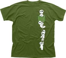 MONONOKE FOREST SPIRIT KODAMA MANGA ANIME MIYAZAKI t-shirtOZ 9602 S įvairiaspalvis