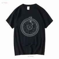 Hecate Wheel T Shirt Hekate Ouroboros Pagan Witch Clothing Triple Moon Goddess Laurel Wreath Strophalos Witchcraft Witchy S įvairiaspalvis