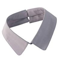 Modern Snap On Collar For Professional Or Casual Look Soft And Skin Friendly Fabric Great For Prom Or Leisure Occasion pilka spalva