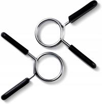 2x spyruokliniai grifo užraktai 28mm MuscleForge KF-06 (2 vnt.)