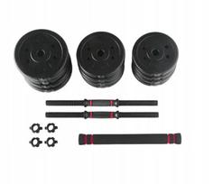 „Crivit“ 2-in-1 hantelių ir štangos rinkinys, 20 kg