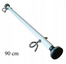 Reguliuojamas skersinis su kabliais vaikiškoms sūpynėms, 90 cm, baltas