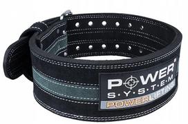 Power-System Powerlifting treniruočių diržas sunkiaatlečiams, pilkas, XL dydis