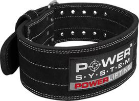 POWER-SYSTEM POWERLIFTING diržas - juodas - XXL