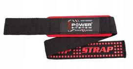 POWER SYSTEM XTR-GRIP STRAPS-RED treniruočių diržai