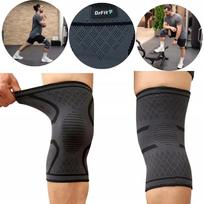 DrFit elastinis kelio įtvaras, sportinis kompresinis įtvaras, S dydis