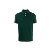 Polo Ralph Lauren Logo Solid Color Polo Shirt Men tops Green 710782592-015 M black