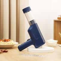Rankinis belaidis elektrinis makaronų gaminimo aparatas - Automatinis tešlos aparatas Deluxe with 6 Molds (English) mėlyna