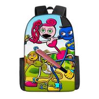 Rainbow Friends Rainbow Friends Backpack, Elementary School Backpack, Children'S Cartoon Backpack blue