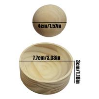 Wood Dumpling Maker Mold And Ball Manual Dough Skin Presser Hand Pie Rolling Ball For Dumpling Pie Bun Pastry Empanada Kitchen beige