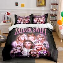 Taylor Swift Collage Bedding Bedding Duvet Cover Set Duvet Cover Pillowcases  (1*Duvet Cover 2*Pillowcases, without duvet insert) 135x200cm