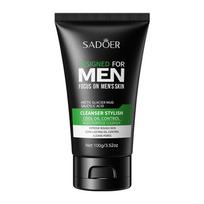 Deep Cleansing Men Facial Cleanser Oil Control Moisturizing Blackhead Remove Dark Spots Pores Acne Mark Refining Face Wash 100g 100g black