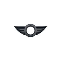 Car Decor Door Pin Lock Wing Emblem Sticker For Mini Cooper R53 R50 R57 R58 R59 R60 Countryman Clubman Car Styling Accessories gzpxv22 gray