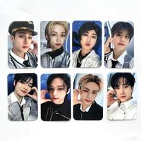 Stray Kids Album 8pcs Photocards Set Kpop Idol Member Lomo Cards Collectible Postcard Fan Merchandise Gift 1 black