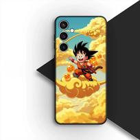 Cover for Samsung Galaxy A35 A36 A55 A26 A05 A06 A14 A50 A51 A53 A54 A12 A13 A23 Casing Phone Case Son Gohan Dragons Balls Goku Galaxy A06 yellow