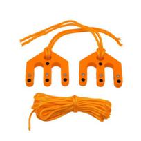Labor-Saving Lifting Pulley Block Game Block And Tackle System Backcountry Garage Outdoor Hunting Game Heavy Lifting Rope Hoist Tools oranžinė