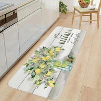 1PC Sunny Kitchen Pattern Kitchen Rug Non-Slip Door Mat Pop design Bathroom Rug Bath Mat Carpet for Home Sink Laundry ecoreeree 40cm x 60cm