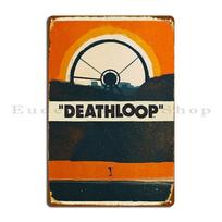 DORA Tin Sign Vintage Deathloop Metal Sign Wall Pub Pub Wall Decor Printing Customized Tin Sign Poster 20x30cm（7.8x11.8inch）