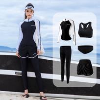 Women's Long Sleeve Diving Suit: Snorkeling, Surfing, Sun Protection Swimwear Medium white