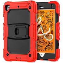 Heavy Duty Protective Cases for iPad Mini 7 Mini 6 5 4 with Built in Kickstand Crossbody Lanyard Shockproof Case for Mini 7 6 for iPad Mini 5 raudona