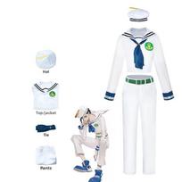 Jojos Bizarre Adventure Josuke Higashikata Cosplay Costume For Anime Role Play S white
