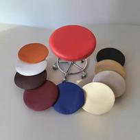 Universalus vandeniui atsparus apvalaus taburetės užvalkalas baro ir grožio kėdėms Diameter 25-28 cm red