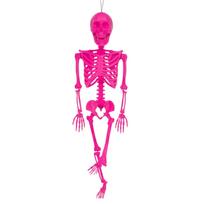 Halloween Hanging Decoration - Skeleton Pendant for Home Party Decor One Size pink