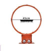 Reinforced Outdoor Adult Basketball Hoop brown
