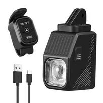 Dviračio priekinis žibintas USB įkraunamas Reguliuojami režimai 1000LM Vandeniui atsparus MTB kelių kalnų dviračio naktinio važiavimo atjungimo linijos spindulys Priekinis žibintas juoda