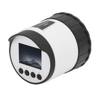 WiFi Telescope Camera Eyepiece 2K HD 2.0 Inch Screen APP Control Wireless Electronic Eyepiece Camera for 36 73mm Type 1 white