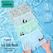 Boy's Ice Silk Mesh Boxer Briefs 170