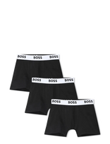 BOSS - Set Of 3 Boxer Shorts - Apatinės kelnaitės - Juoda