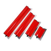Red Stainless Steel Putty Knife: Wall & Floor Scraping Tool 0.3mm Thick Scraper Set 60cm red