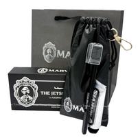 The Jetsetter Toothpaste Marvis Collection Travel Set Limited Gift Set [Includes Original Pouch + Shopper Bag] (Licorice Mint) black