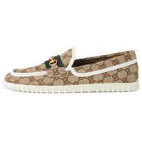 GUCCI GG Supreme Driving Shoes 655516 2HK70 9794 43.5