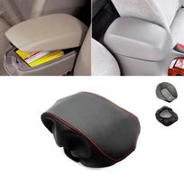 Soft Leather Armrest Cover For Hyundai Sonata 2004 2005 2006 2007 2008 Interior Center Console Lid Armrest Box Cover B Gray gray