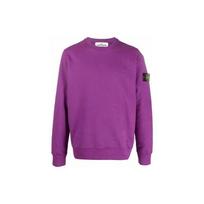 STONE ISLAND Badge Logo Crewneck Sweatshirt 'Magenta' Men's 751563020-V0045 L