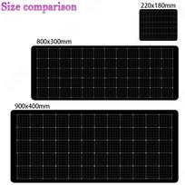 xMM Black and White Gaming Mousepad Large Staff line Mouse Pad Gamer Office Carpet Keyboard Mousemat XXL Computer Desk Mat 800x300x2mm black