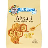 Sūrio sausainiai su sūdyto sviesto ir medaus skoniu Mulino Bianco Alveari 600g