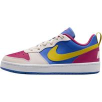 Nike Court Borough Low Recraft GS Sweet Beet Comet Blue Citron Kids Sneakers Multi-Color Soft-Pearl Bright-Citron IM2181-633 38.5