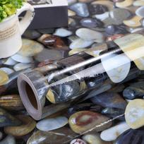 Pilko marmuro lipnūs tapetai, vandeniui atspari vinilo plėvelė, lipnūs tapetai seniems baldams, virtuvės stalviršiui, granito plėvelė 40cmX100cm gray