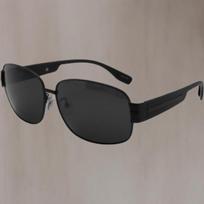 Men's Summer Fashion Sunglasses Large Round Black Brown Matte Brown