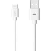 Silicon Power cable microUSB Boost Link 1m, white SP1M0ASYLK10AB1W