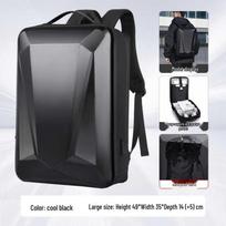 Multifunctional Hard-Shell Laptop Backpack Large 17-inch šalta juoda spalva