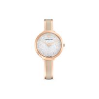 Swarovski Crystalline Uptown Laikrodis Kvarcinis Mechanizmas Nerūdijančio Plieno Apyrankė Sidabrinis Ciferblatas Atsparus Vandeniui Iki 50 Metrų Moteriški Laikrodžiai 5642218 Rose Gold Strap white