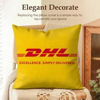 Fashion DDHL Expess Cushion Cover Natural Linen Organic Fabric DoubleSided Printing Sofa Home Decor Gift Pillow Case 30x30cm